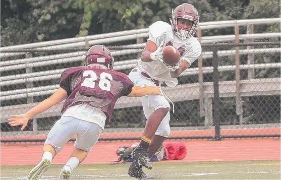  ?? | WORSOM ROBINSON/ FOR THE SUN- TIMES ?? Receiver David Terrell Jr., the son of former Bears receiver David Terrell, is expected to be one of Loyola’s top offensive weapons this season.