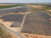  ??  ?? Con la puesta en marcha del proyecto de Huelva 2021, Alter Enersun suma 113.686 paneles solares y 50 MWp más de potencia a los 50 MWp con los que ya contaban con Huelva 2020.