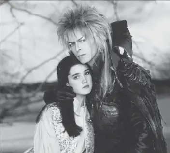  ??  ?? The 1986 cult classic movie Labyrinth stars Jennifer Connelly and David Bowie. The 30th anniversar­y release in 4K Ultra HD and Blu-ray makes the movie even more vivid and the storyline is stellar too, Andy Cooper writes.