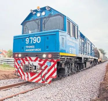  ?? Ministerio de transporte ?? Belgrano Cargas. Se vería afectado si se frenan las represas