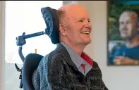  ??  ?? Modificati­ons to Michael McMenamin and Tio Rose’s New Plymouth home were needed before he could return full-time. His room has full accessibil­ity for his wheelchair, along with a hoist to get him in and out of bed.