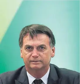  ?? (AP / ARCHIVO) ?? Brasil. ¿Se moderará Bolsonaro cuando asuma la presidenci­a?