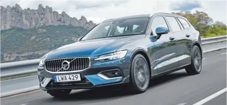  ?? FOTO: VOLVO ?? Rundum gelungen: Der V60 kann sich in allen Diszipline­n mit den Modellen deutscher Premiumher­steller messen.