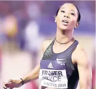  ??  ?? Fraser-Pryce