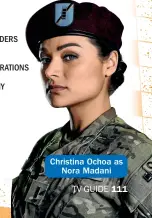  ??  ?? Christina Ochoa as Nora Madani