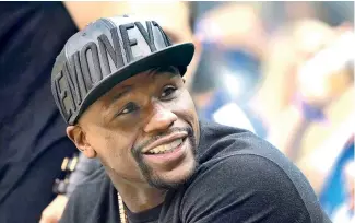  ?? FE ?? Floyd Mayweather ha estado en combates que han generado muchos millones.