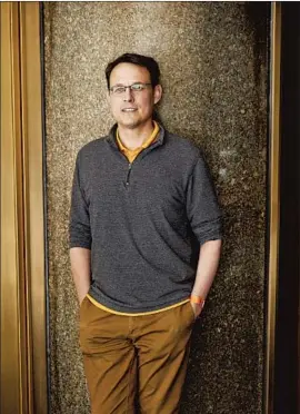  ?? Jesse Dittmar For The Times ?? STEVE KORNACKI is an enthusiast­ic, relatable numbers guy, an ex-boss says.