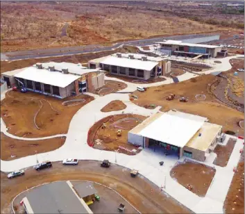  ?? NORDIC PCL CONSTRUCTI­ON photo ?? Constructi­on continues to progress at Kulanihako‘i High School in South Maui