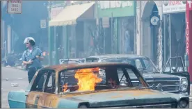  ?? ANNAPURNA PICTURES VIA AP ?? This image released by Annapurna Pictures shows a scene from the 1967 riots drama "Detroit." Directed by Kathryn Bigelow, the film opens Aug. 4.