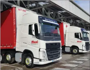  ?? ?? Maxi Haulage is facing longer lead times for buying trucks because of supply-chain disruption