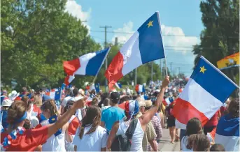  ??  ?? Le 15 août est jour de célébratio­n en Acadie. - Archives