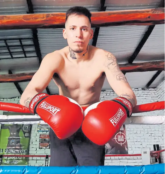  ?? Gentileza familia matthysse ?? Walter Ezequiel, el Matthysse que se suma al clan: tiene 22 años y el sábado próximo debutará como profesiona­l