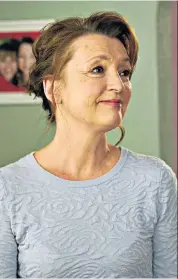  ??  ?? Putting on a brave face: Lesley Manville