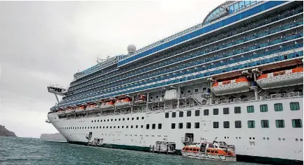  ?? PHOTO: JOSEPH JOHNSON/STUFF ?? Official statistics showing a gender difference among cruise-ship passengers came as a surprise to Cruise New Zealand.