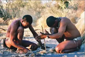  ??  ?? The earliest known inhabitant­s of the area between the Zambezi and Limpopo rivers were the “Bushmen”.