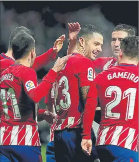  ?? FOTO: GETTY ?? El Atlético de Madrid no da por perdida la temporada y peleará por títulos