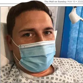  ?? ?? NO VISITORS: Wes Streeting in hospital during his treatment for kidney cancer