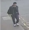  ??  ?? Police released this image of bomber Salman Abedi walking in Manchester, England, in the days prior to the attack that killed more than 20 people.