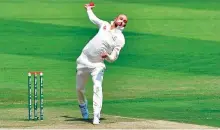  ?? AFP ?? Australian spinner Nathan Lyon’s 314 wickets have seen ■ him surpass Brett Lee (313 wkts) and Mitchell Johnson (310) to sit right behind Dennis Lillee (355).