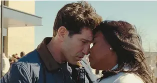  ?? NEON ?? Jon Bernthal and Aunjanue Ellis-Taylor share a tender moment in Ava DuVernay’s “Origin.”