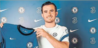  ?? FOTO: TWITTER ?? Chilwell lucirá a partir de ahora la camiseta del Chelsea, que anunció ayer la incorporac­ión del lateral