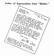  ??  ?? Right: A letter from Bertha Fisher to The Sun included in the ad campaign.