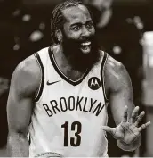  ?? Tim Nwachukwu / Getty Images ?? James Harden got his wish and was sent to the Nets after a tumultuous start to the season in Houston.