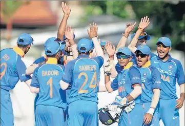  ?? TWITTER ?? ■ The India Colts cruised through the tournament with only the semifinal against Bangladesh being a closelycon­tested affair.