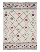  ??  ?? Maya ivory wool rug, from £179, Carpetrigh­t