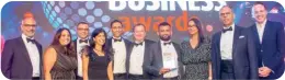  ?? ?? GP/Primary Care Integratio­n Award (in associatio­n with Advanz Pharma): Rajan Shah, Mattock Lane Pharmacy, Ealing, London. (From left) Shailesh Solanki, Sarita Dattani, Anish Dattani, Vaishali Patel, Sanjay Patel, Advanz Pharma’s Simon Tucker Rajan Shah, Dipika Shah, Kalpesh Solanki and Matt Forde