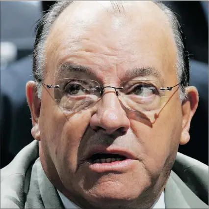  ?? — GETTY IMAGES ?? Scotty Bowman, then of the Detroit Red Wings organizati­on, attends the 2007 NHL Entry Draft at Nationwide Arena on June 23 in Columbus, Ohio.