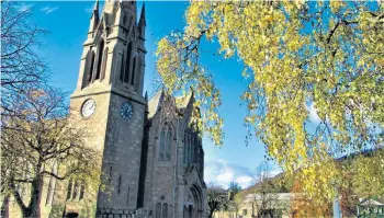  ?? ?? Forfar’s John Crichton took his wife Sheila on a short trip and says: “Just outside our usual stomping ground we were impressed by the surroundin­gs of Ballater Church.”