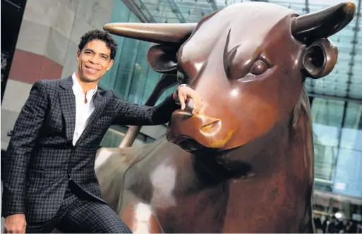  ??  ?? Carlos Acosta who took over as the director of the Birmingham Royal Ballet this week