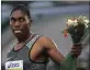  ??  ?? CLEARED TO RUN: Caster Semenya is seen as ‘unbeatable’ by her rivals because of her strength.