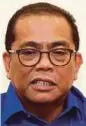  ??  ?? Datuk Seri Mohamed Khaled Nordin