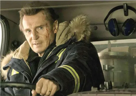  ?? LIONSGATE ?? Liam Neeson stars as a Colorado snowplow driver avenging the death of his son in Cold Pursuit.