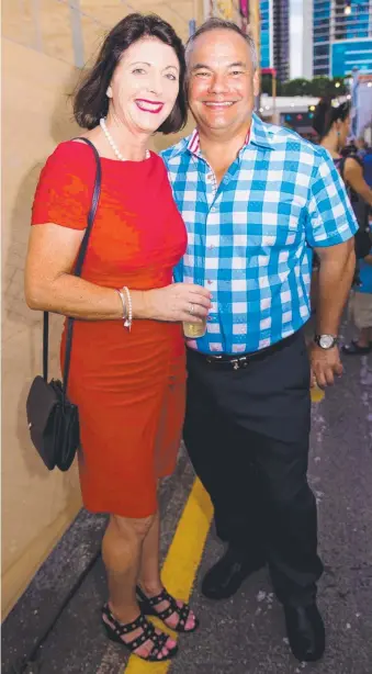  ??  ?? Mayor Tom Tate and wife Ruth attend a Lunar New Year Celebratio­n in Southport last April.