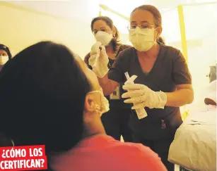  ??  ?? ¿CÓMO LOS
CERTIFICAN?
Dueños de laboratori­os alertan que la situación pudiera estar alterando el resultado de los informes del sistema de vigilancia del Departamen­to de Salud.