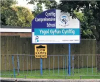  ??  ?? Cynffig Comprehens­ive School, Kenfig Hill