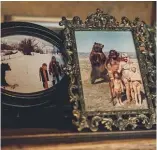  ??  ?? From top: Doug and Lynne Seus at their home outside Heber City, Utah, where they’ve raised four adult grizzly bears; family photos, bears included.