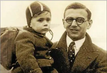  ?? PHOTO PROVIDED ?? Nicholas Winton, a British stockbroke­r in the 1930s, didn’t save the world. But he did save 669 children from Nazi-occupied Czechoslov­akia with his own personal Kinder-transport. His story, if the film Nicky’s Family, comes to Temple Sinai in Saratoga...