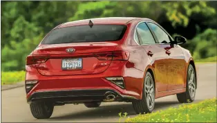  ?? KIA PHOTOS ?? The new Forte is 80 mm longer and 20 mm wider than the outgoing model.