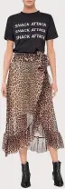  ??  ?? In the mood for a new statement piece in your wardrobe? Grab this Ganni leopard print skirt. €169, Brown Thomas