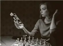  ?? Netflix ?? “The Queen’s Gambit” on Netflix, starring Anya Taylor-Joy, follows the progress of a young chess champion in the 1960s.