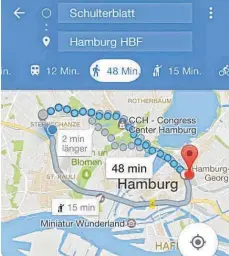  ?? FOTO: GOOGLE ?? Eine Navigation­shilfe im Auto ist für viele Fahrer unverzicht­bar. Die kostenlose App Google Maps kann eine Option sein.