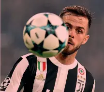  ?? GETTY IMAGES ?? Miralem Pjanic, 27 anni, secondo anno alla Juventus