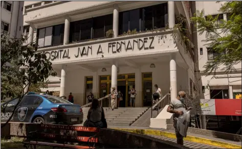  ?? ?? Companies are cashing in with Juan Fernandez public hospital in Buenos Aires, Argentina, by aggressive­ly marketing child births in the South American country as a pathway to citizenshi­p.