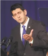  ?? John Hart / Associated Press ?? House Speaker Paul Ryan stands to become more powerful if Democrats take the White House and Senate.