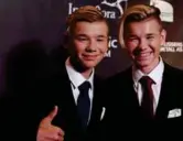  ??  ?? Marcus &amp; Martinus er blitt 15 år, og er nå ute med sitt tredje album. Her fra rød løper under Amanda-utdelingen tidligere i år.