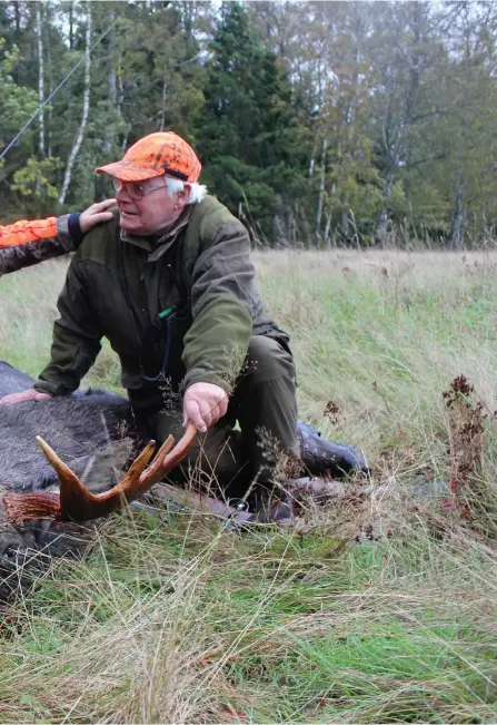  ?? Bild: SVEN-GUNNAR SVENSSON ?? n, som sprang ett 30-tal meter efter skottet, innan den föll.